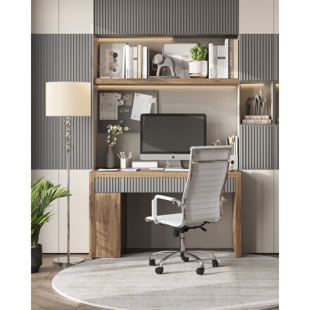 Кресло руководителя TopChairs City белое 