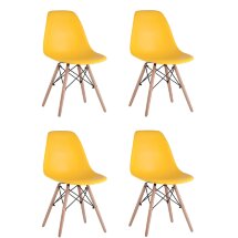 Стул Eames DSW желтый x4