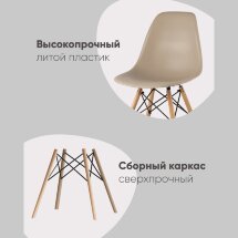 Стул Eames DSW желтый x4