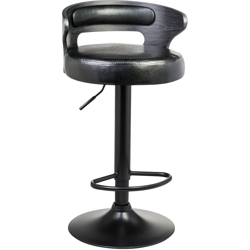 Стул барный DOBRIN FRED BLACK, чёрное дерево, чёрный Стул барный DOBRIN FRED BLACK, чёрное дерево, чёрный