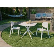 Пластиковый стол SHT-TU30/TT30 83/83 белый / белый
