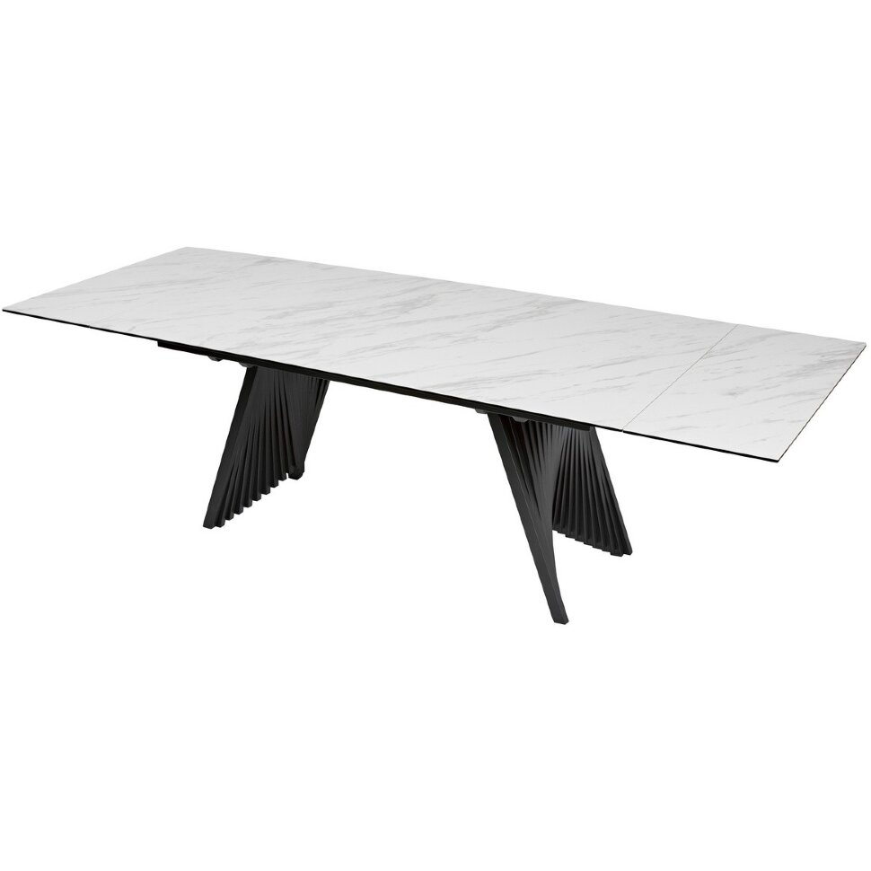Стол IVAR 200 MARBLES KL-99 Белый мрамор, итальянская керамика, ®DISAUR Стол IVAR 200 MARBLES KL-99 Белый мрамор, итальянская керамика, ®DISAUR