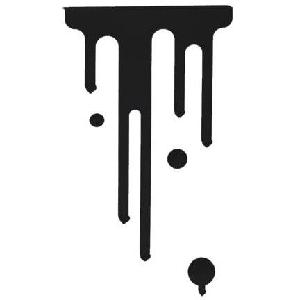 Вeшалка подтек чёрная Young Users by VOX Черный Вeшалка подтек чёрная Young Users by VOX Черный