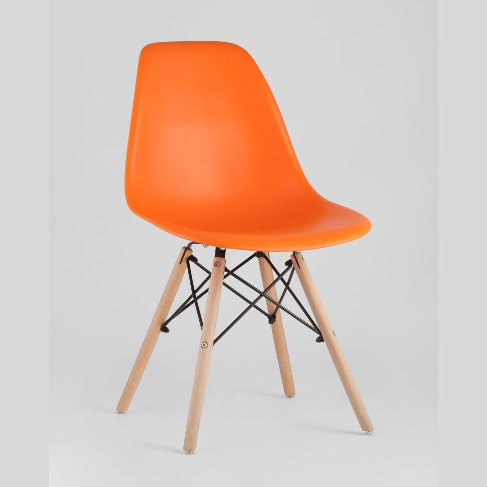 Стул Eames DSW оранжевый x4 Стул Eames DSW оранжевый x4