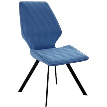 Стул DikLine 242M B8 BLUE, ножки черные