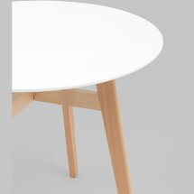 Стол обеденный Target Circle 90*90 белый