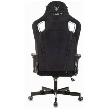 Геймерское кресло Бюрократ компьютерное игровое Knight Outrider черный Light-20 с подголов. крестовина металл