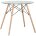 Стол Eames DSW NEW D80 стеклянный 