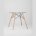 Стол Eames DSW NEW D80 стеклянный 