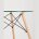 Стол Eames DSW NEW D80 стеклянный 