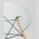 Стол Eames DSW NEW D80 стеклянный 