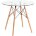 Стол Eames DSW NEW D80 стеклянный 