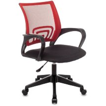 Кресло офисное TopChairs ST-Basic сетка/ткань красный