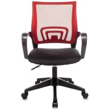 Кресло офисное TopChairs ST-Basic сетка/ткань красный