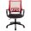 Кресло офисное TopChairs ST-Basic сетка/ткань красный 