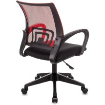Кресло офисное TopChairs ST-Basic сетка/ткань красный