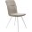 Стул DikLine 208 B03 BEIGE, ножки белые 