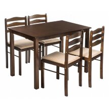 Обеденная группа Starter (стол и 4 стула) oak / beige