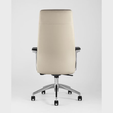 Компьютерное кресло TopChairs для руководителя TopChairs Armor офисное бежевое обивка экокожа крестовина металл 