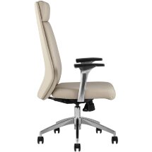 Компьютерное кресло TopChairs для руководителя TopChairs Armor офисное бежевое обивка экокожа крестовина металл