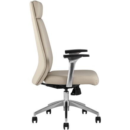 Компьютерное кресло TopChairs для руководителя TopChairs Armor офисное бежевое обивка экокожа крестовина металл 