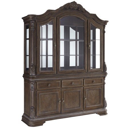 Буфет верх D803-80/81 Charmond Ashley Коричневый Буфет верх D803-80/81 Charmond Ashley Коричневый