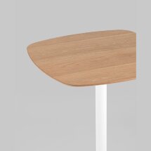 Стол барный Form 60*60 светлое дерево/белый