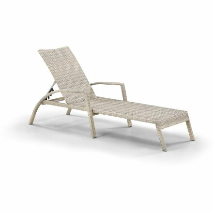 Шезлонг-лежак плетеный A30C-W85 Latte 