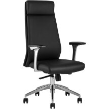 Компьютерное кресло TopChairs для руководителя TopChairs Armor офисное черное обивка экокожа крестовина металл