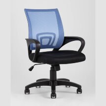 Кресло офисное TopChairs Simple голубое