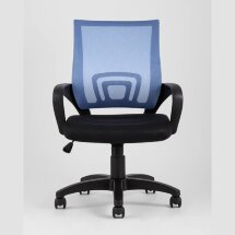 Кресло офисное TopChairs Simple голубое