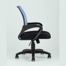 Кресло офисное TopChairs Simple голубое