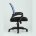 Кресло офисное TopChairs Simple голубое 