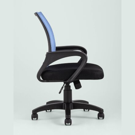 Кресло офисное TopChairs Simple голубое 
