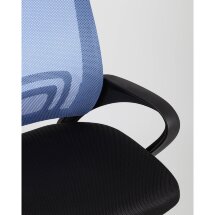 Кресло офисное TopChairs Simple голубое