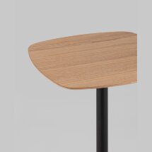 Стол барный Form 60*60 светлое дерево/черный