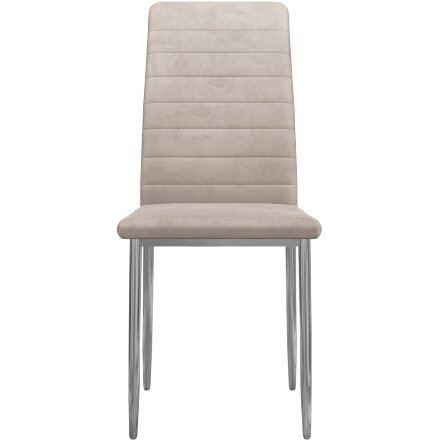 Стул DikLine ТЕКС каркас хром/ B03 BEIGE 