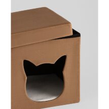 Пуф складной с ящиком Store Pet коричневый