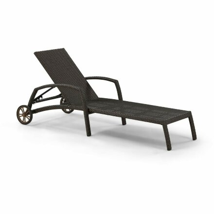 Шезлонг-лежак плетеный A35A-W53 Brown 
