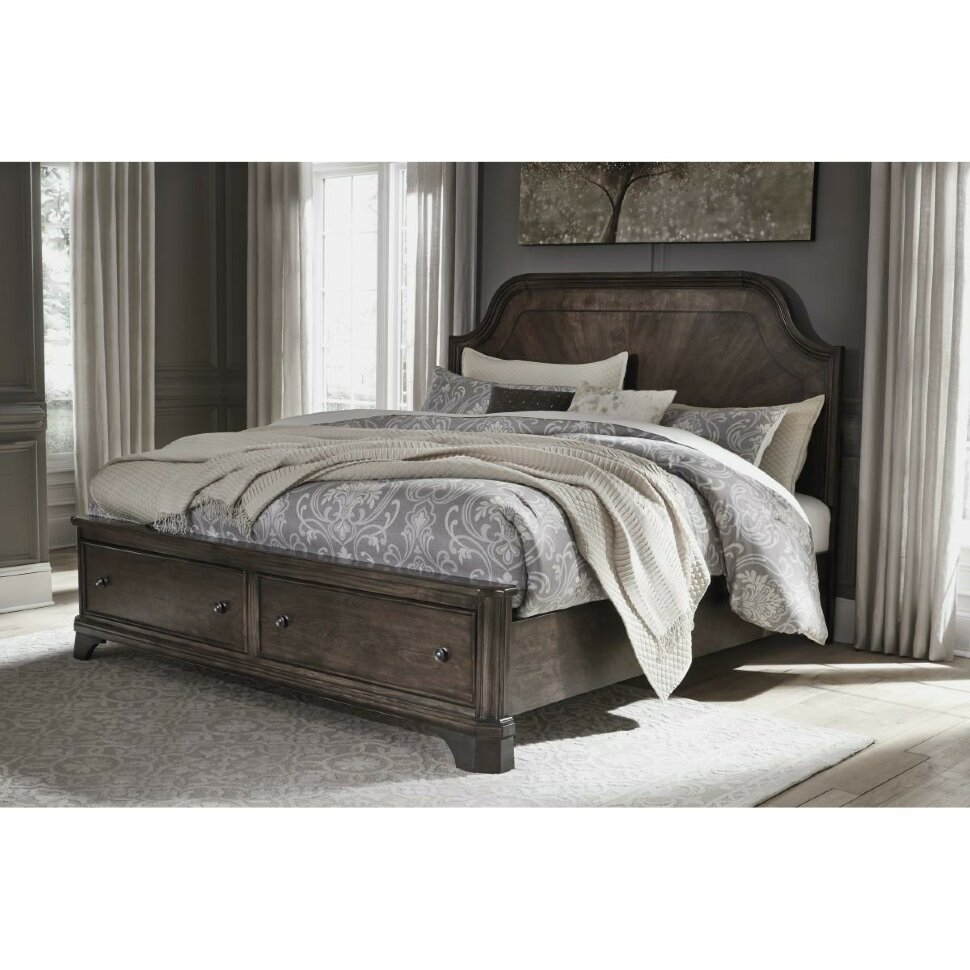 КРОВАТЬ QUEEN ADINTON B517-54S/57/98 155*205 С/О/Я Коричневый КРОВАТЬ QUEEN ADINTON B517-54S/57/98 155*205 С/О/Я Коричневый