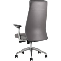 Компьютерное кресло TopChairs для руководителя TopChairs Armor офисное серое обивка экокожа крестовина металл