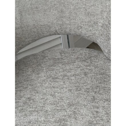 Стул NURI 180 град. поворот. 3018-03 светло-серый, шенилл/ черный каркас, ®DISAUR 