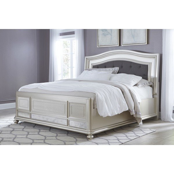 Кровать Coralayne B650-158-56-97 Серебро Кровать Coralayne B650-158-56-97 Серебро