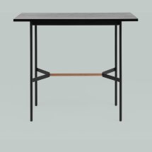 Стол барный Knobb 120*60 черный