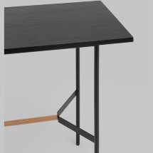Стол барный Knobb 120*60 черный