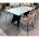 Стол IVAR 180 MARBLES KL-188 Контрастный мрамор, итальянская керамика, ®DISAUR 