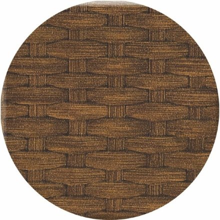 Круглая столешница Werzalit (107 см) 495 темный ротанг цвет 