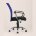 Компьютерное кресло Stool Group TopChairs Junior детское синее в обивке из текстиля и сетки, механизм качания Top Gun 