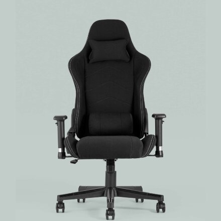 Игровое кресло Stool Group компьютерное TopChairs Maybach черное геймерское 