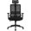 Компьютерное кресло TopChairs для руководителя TopChairs Post офисное черное обивка сетка ткань крестовина пластик 